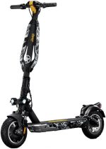 Jeep 2XE Urban Camou Electric Scooter, 45km Range, 25km/h Max Speed, Cruise Control, LED Lamps, Tubeless Front/Rear Tires, Foldable & Portable