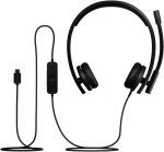 Logitech H570e Wired Headphone Stereo with USB-C Plug, Teams version, Noise-Canceling Mic, Black, 981-001431 - Image 4