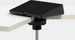 Logitech Tap Table Mount, Swiveling table mount with cable management for Logitech Tap and Tap IP meeting room controllers, Black, 939-001811 - Image 3