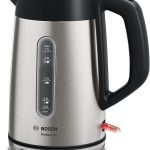 Bosch DesignLine Cordless Electric Kettle, 1.7L Usable volume, 3000W, Stainless steel