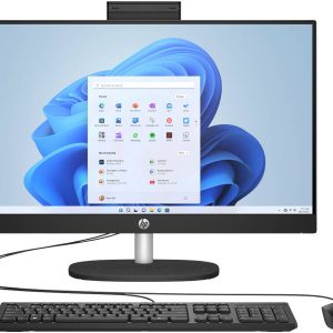 HP AIO 24-cr2031nh 24" TOUCH Desktop, Intel Ultra 5 225U Processor, 8GB RAM, 512GB SSD, DOS, BLACK