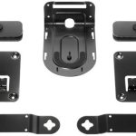 Logitech RALLY MOUNTING KIT, Custom mounts for a sleek installation and secure cabling, Black, 939-001644