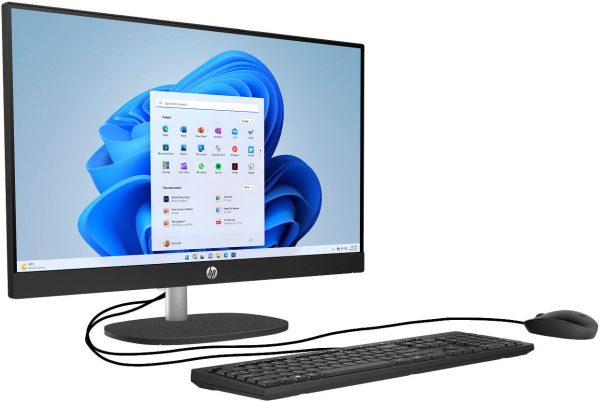 HP AIO 24-cr2033nh 24"  NON-TOUCH Desktop, Intel Ultra 5-225U Processor, 8GB RAM, 512GB SSD, DOS, BLACK - Image 2