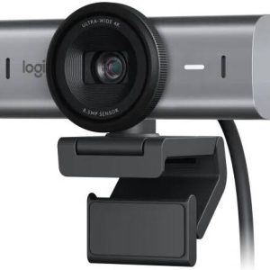 Logitech MX Brio 705 Business Webcam, Premium 4K webcam with AI-powered image enhancement, Graphite, 960-001530