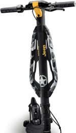 Jeep 2xe Urban Camou Electric Scooter, 45km Range, 25km/h Max Speed, 48V 9.6Ah 461Wh Battery, Cruise Control, LED Lamps, Tubeless Front/Rear Tires, Foldable & Portable, Black - Image 4