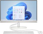 HP AIO 24-cr2032nh 24" FHD NON-TOUCH Desktop, Intel Ultra 5-225U Processor, 8GB RAM, 512GB SSD, DOS, WHITE