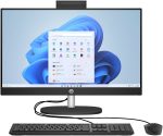 HP AIO 24-cr2033nh 24"  NON-TOUCH Desktop, Intel Ultra 5-225U Processor, 8GB RAM, 512GB SSD, DOS, BLACK