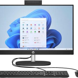 HP AIO 24-cr2033nh 24"  NON-TOUCH Desktop, Intel Ultra 5-225U Processor, 8GB RAM, 512GB SSD, DOS, BLACK