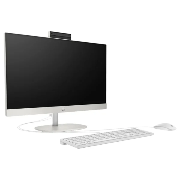 HP AIO 24-cr0125nh 24" FHD TOUCH Desktop, I7-1355U Processor, 8GB RAM, 512GB SSD, DOS, WHITE - Image 2