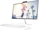 HP AIO 24-CB1023nh 24" FHD TOUCH Desktop, i5-1235U Processor, 8GB RAM, 512GB SSD, Intel Iris® Xe Graphics, DOS, WHITE - Image 2