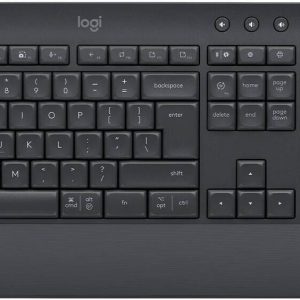 Logitech Signature MK650 Keyboard and Mouse Combo, 118 Total Keys, Bluetooth 5.0, USB, Graphite, 920-011003