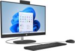 HP AIO 24-cr2031nh 24" TOUCH Desktop, Intel Ultra 5 225U Processor, 8GB RAM, 512GB SSD, DOS, BLACK - Image 2