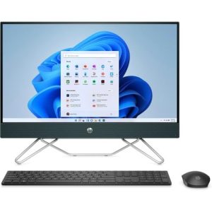HP AIO 24-cb1490nh 24" FHD TOUCH Desktop, i5-1235U Processor, 8GB RAM, 512GB SSD, DOS, JET BLACK