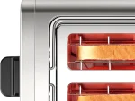 Bosch DesignLine Stainless Steel Compact Toaster, Two Slice, Silver - Image 3