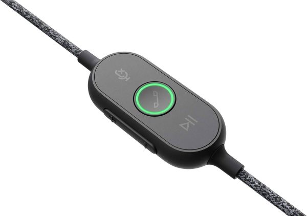 Logitech Zone Wired Headset with Advanced Noise Canceling Mic, UC Version, USB, Graphite, 981-000875 - Image 5