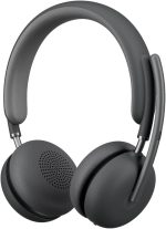 Logitech Zone Wireless 2 Headphone, Team Version with Receiver, AI-powered headset for two-way noise-free calls, Graphite, 981-001152