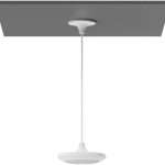 Logitech Mic Pod Pendant Mount, Ceiling pendant mount for Rally Mic Pod microphones, White | 952-000123