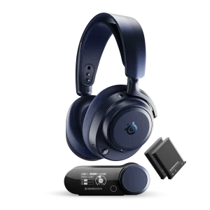 SteelSeries Arctis Nova Pro Omni Wareless Gaming Headphone, Active Noise Cancellation, Compatible with PC, PS5, Xbox, Switch, and more, 61723 - Midnight Blue