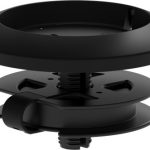 Logitech Rally Mic Pod Mount, Anchors Rally Mic Pod to a table or ceiling, with cable management for a clean installation, Black, 952-000002