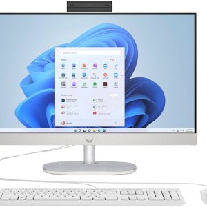 HP AIO 27-cr0156nh 27" NON-TOUCH Desktop, Intel Core i7-1355U Processor, 8GB RAM, 512GB SSD, DOS, WHITE