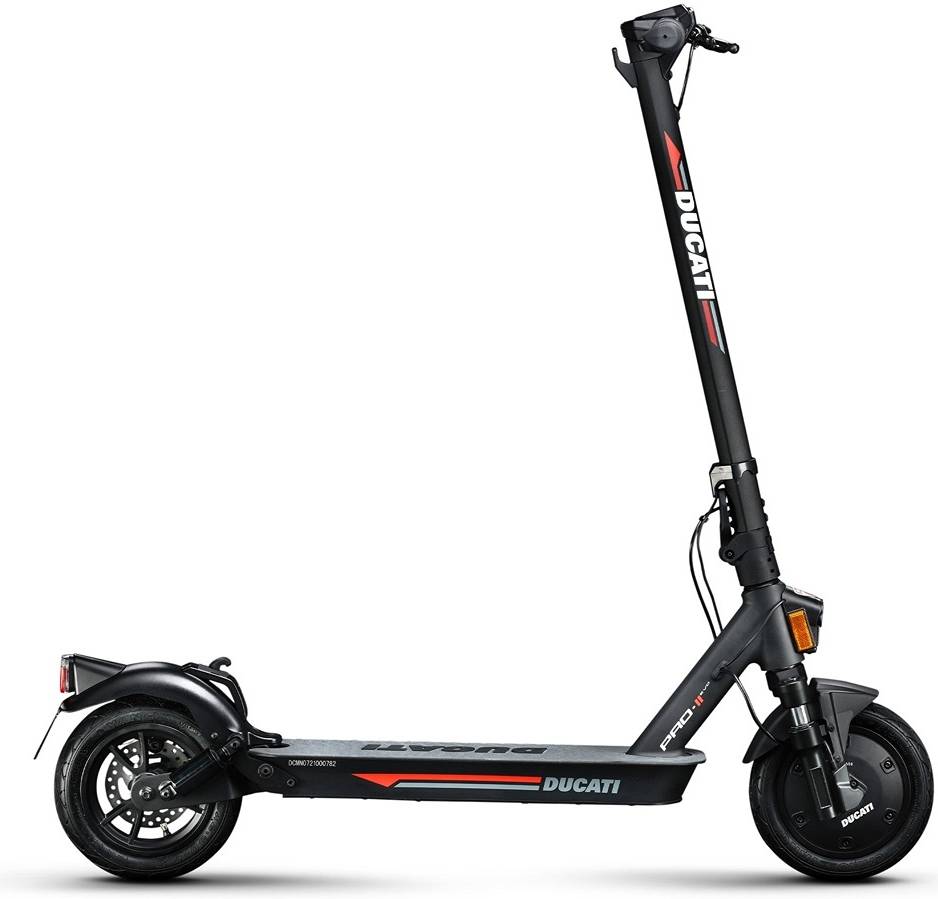 Ducati Pro-III Electric Scooter, Up to 50 km with a single charge, 3.2” LED display with integrated USB charging port, Black