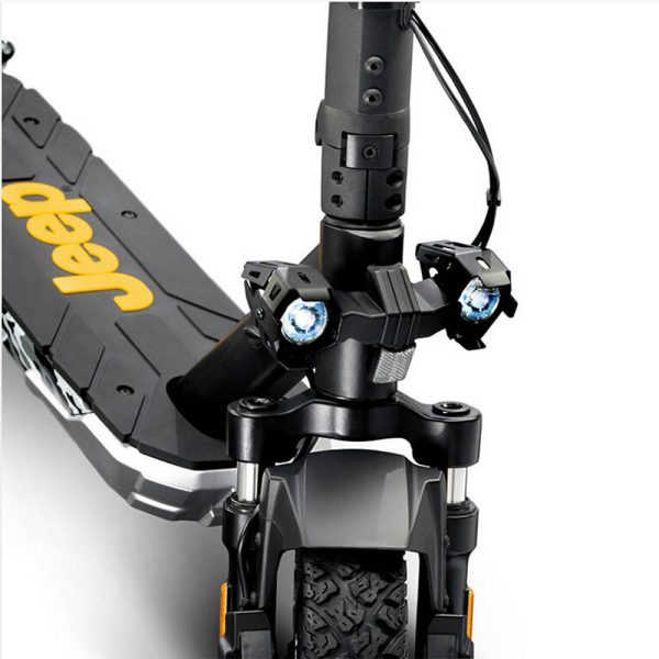 Jeep 2XE Urban Camou Electric Scooter, 45km Range, 25km/h Max Speed, Cruise Control, LED Lamps, Tubeless Front/Rear Tires, Foldable & Portable - Image 6