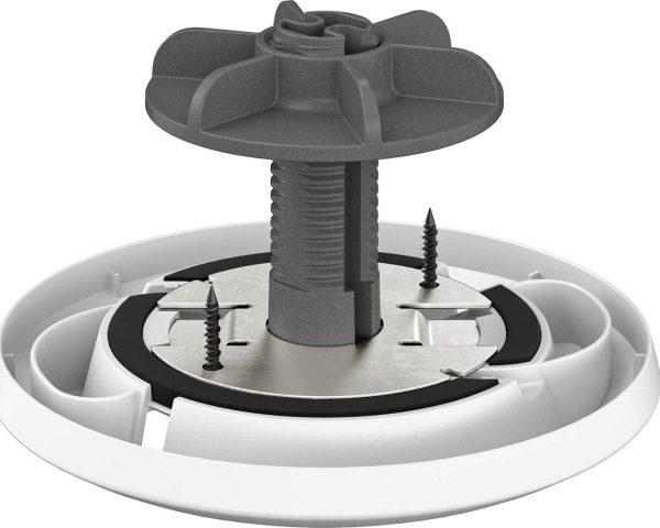 Logitech Rally Mic Pod Mount, Anchors Rally Mic Pod to a table or ceiling, with cable management for a clean installation, White, 952-000020 - Image 3