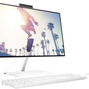 HP AIO 24-CB1023nh 24" FHD TOUCH Desktop, i5-1235U Processor, 8GB RAM, 512GB SSD, Intel Iris® Xe Graphics, DOS, WHITE