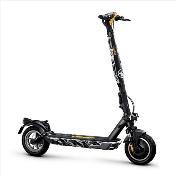 Jeep 2XE Urban Camou Electric Scooter, 45km Range, 25km/h Max Speed, Cruise Control, LED Lamps, Tubeless Front/Rear Tires, Foldable & Portable - Image 2