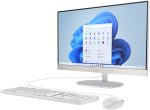 HP AIO 27-cr0156nh 27" NON-TOUCH Desktop, Intel Core i7-1355U Processor, 8GB RAM, 512GB SSD, DOS, WHITE - Image 3