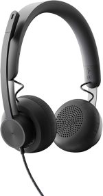 Logitech Zone Wired Headset with Advanced Noise Canceling Mic, UC Version, USB, Graphite, 981-000875 - Image 3