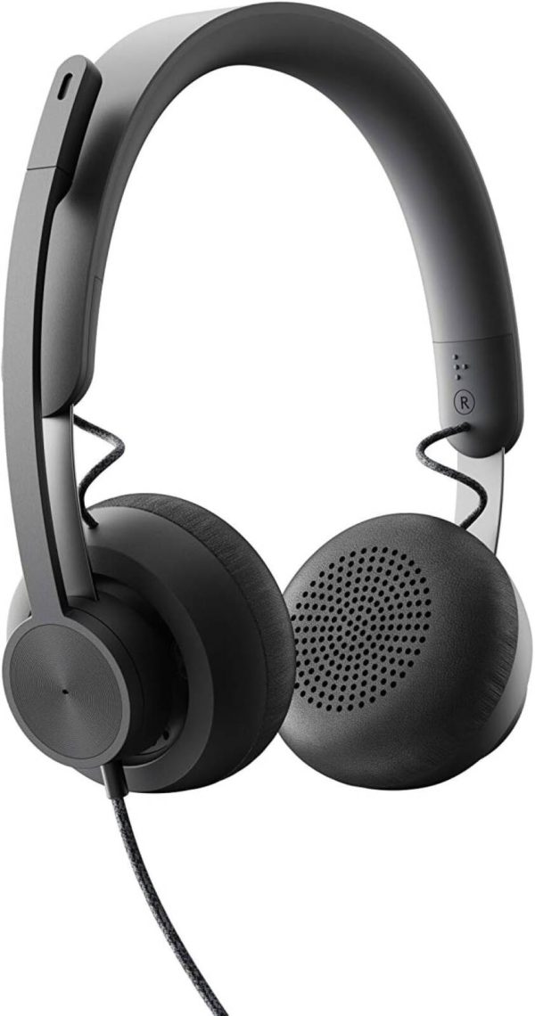 Logitech Zone Wired Headset with Advanced Noise Canceling Mic, UC Version, USB, Graphite, 981-000875 - Image 3