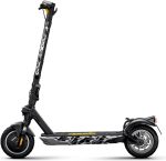 Jeep 2xe Urban Camou Electric Scooter, 45km Range, 25km/h Max Speed, 48V 9.6Ah 461Wh Battery, Cruise Control, LED Lamps, Tubeless Front/Rear Tires, Foldable & Portable, Black