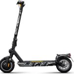 Jeep 2xe Urban Camou Electric Scooter, 45km Range, 25km/h Max Speed, 48V 9.6Ah 461Wh Battery, Cruise Control, LED Lamps, Tubeless Front/Rear Tires, Foldable & Portable, Black