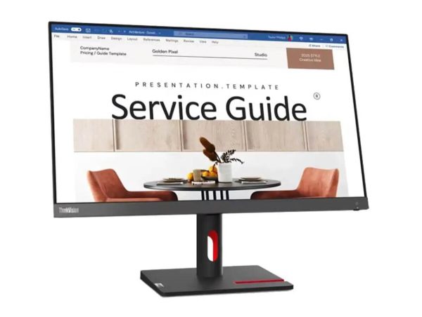 Lenovo ThinkVision S24i-30 24" FHD Monitor, IPS Panel, 99% sRGB, 100 Hz Refresh Rate, Black - Image 3