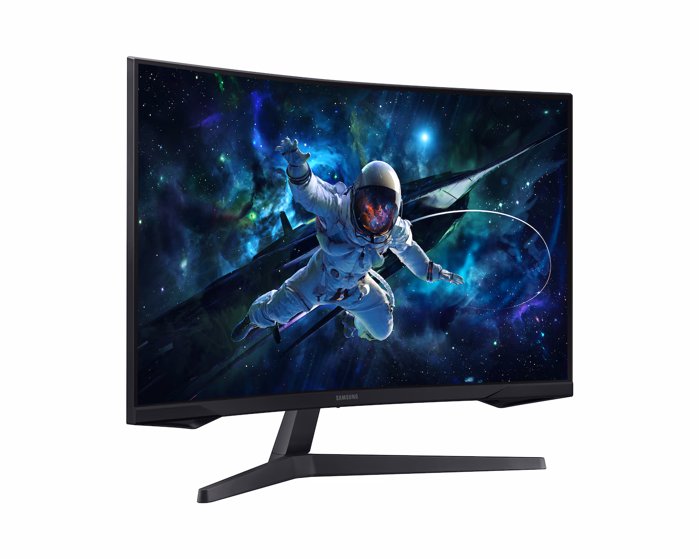 Samsung 32″ Odyssey G5 G55C QHD Curved Gaming Monitor, 1000R Curved Screen, 165Hz Refresh Rate, 1ms Response Time (MPRT), AMD FreeSync, Black