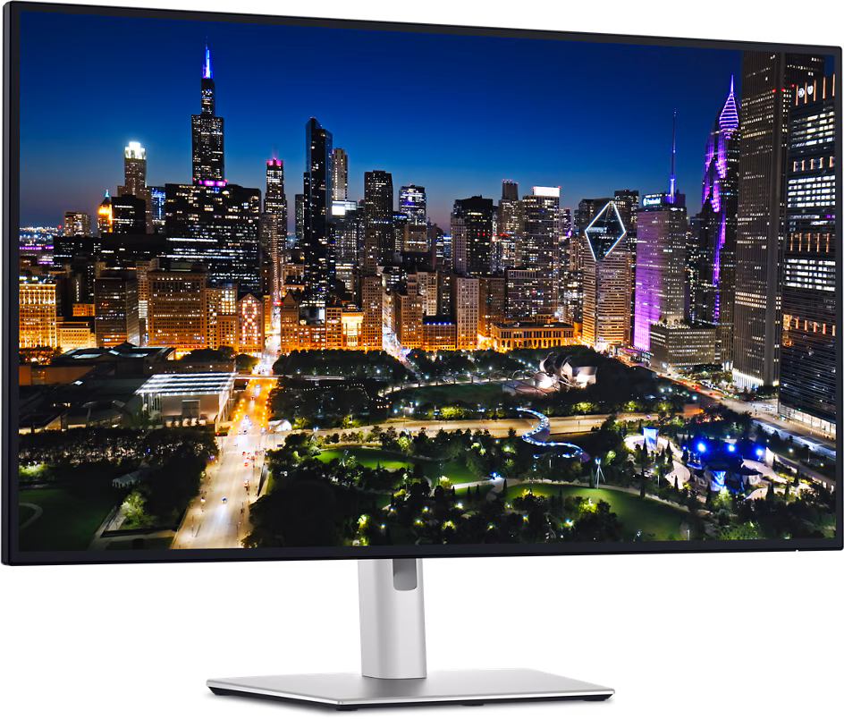 Dell UltraSharp 32 U3225QE  4K Monitors , Thunderbolt 4 Hub with 140W Power Delivery, 120Hz Refresh Rate, 5ms GtG Fast Response Time, White