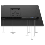Lenovo ThinkVision T27-40 27" FHD Monitor, IPS Panel, 120 Hz refresh rate, USB-C 15W PD Charging, Black - Image 4