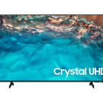 Samsung HBU8000 50" Crystal UHD 4K Hotel TV, Crystal Processor 4K, Smart Hub, Q-Symphony Lite, Black, HG50BU800AUXUE