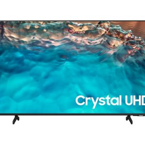 Samsung HBU8000 50" Crystal UHD 4K Hotel TV, Crystal Processor 4K, Smart Hub, Q-Symphony Lite, Black, HG50BU800AUXUE