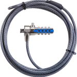 Targus DEFCON T-Lock Resettable Combination Cable Lock, PA410E