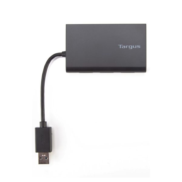 Targus USB 3.0 Hub With Gigabit Ethernet, Black, ACH122EUZ - Image 4