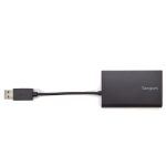 Targus USB 3.0 Hub With Gigabit Ethernet, Black, ACH122EUZ - Image 3