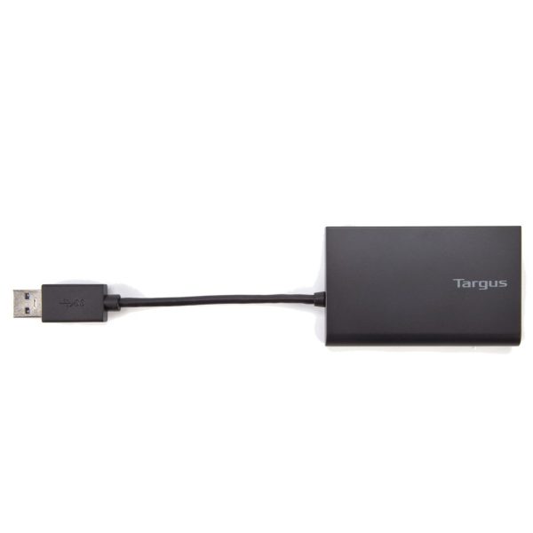Targus USB 3.0 Hub With Gigabit Ethernet, Black, ACH122EUZ - Image 3