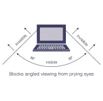 Targus Privacy Screen 27"W (16:9), Works with touch screens and dual screens, Blue light filter, ASF27W9EU - Image 2