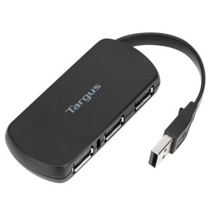 Targus 4-Port USB Hub, Plug and Play functionality, ACH114EU