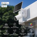 TP-Link Tapo TC82 KIT Solar-Powered Security Camera Kit, White - Image 4