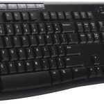 Logitech MK270 Wireless Keyboard and Mouse Combo for Windows, 2.4 GHz Wireless, Compact Wireless Mouse, 8 Multimedia and Shortcut Keys, PC/Laptop, English/Arabic, Black, 920-004519