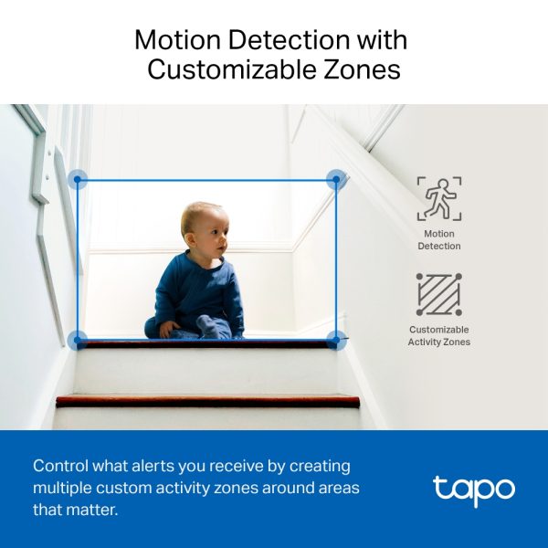 TP-Link Tapo TC72 Pan/Tilt AI Home Security Wi-Fi Camera, White - Image 7