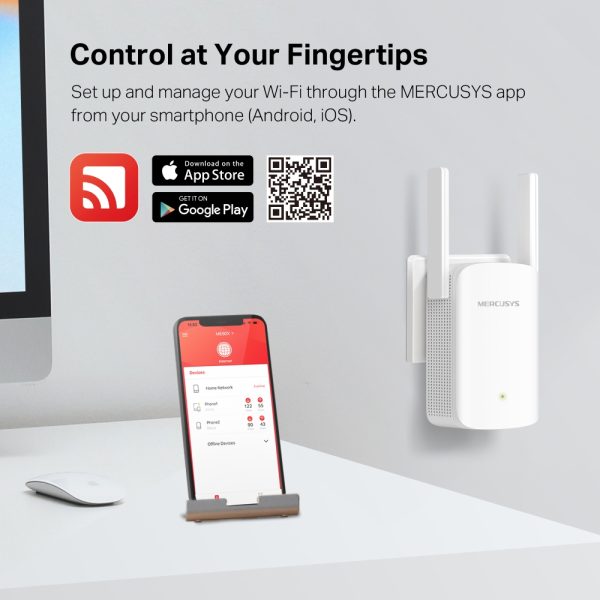 Mercusys ME60X AX1500 Wi-Fi 6 Range Extender, White - Image 7